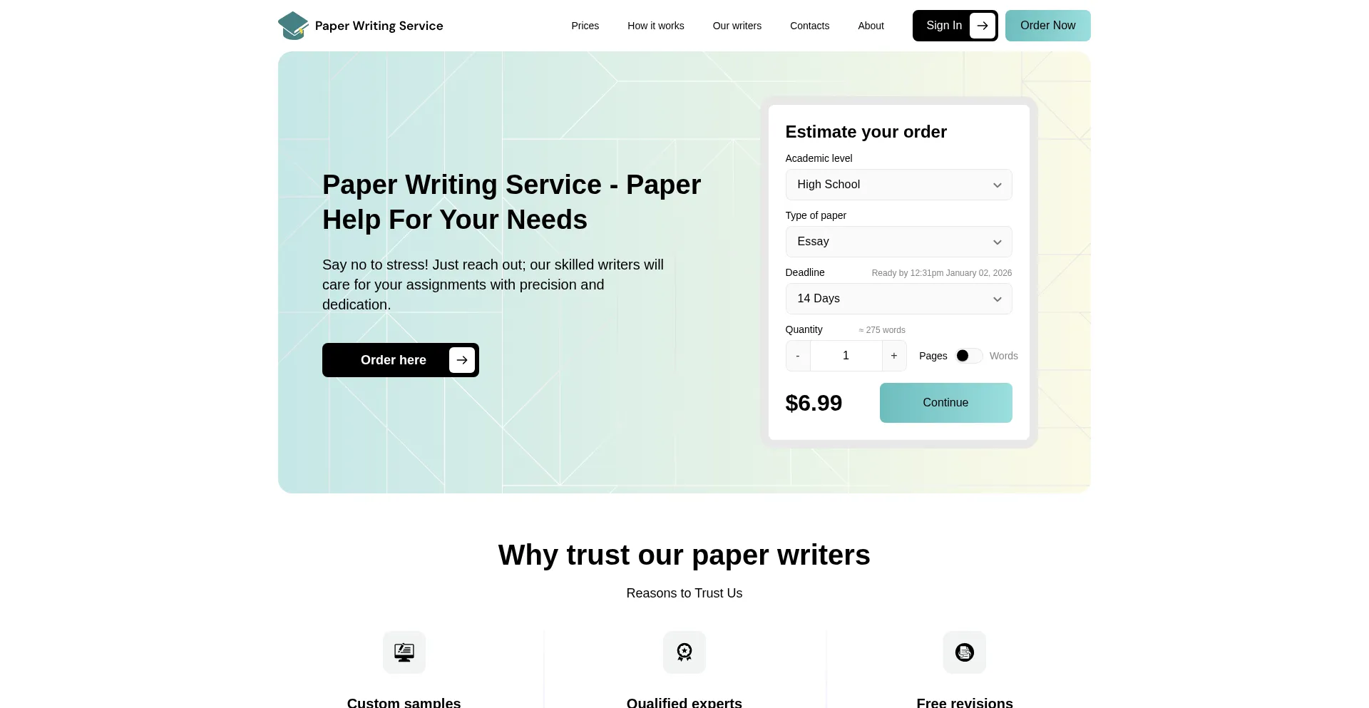 Paperwritingservice.in