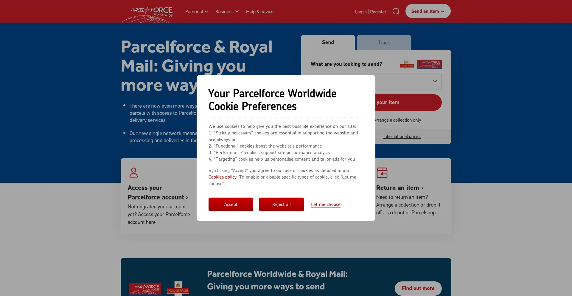 Parcelforce.com 安全可靠吗？