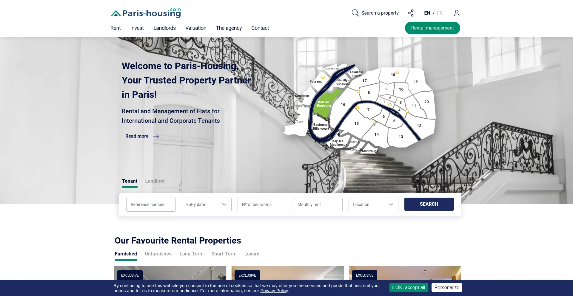 Paris-housing.com Screenshot