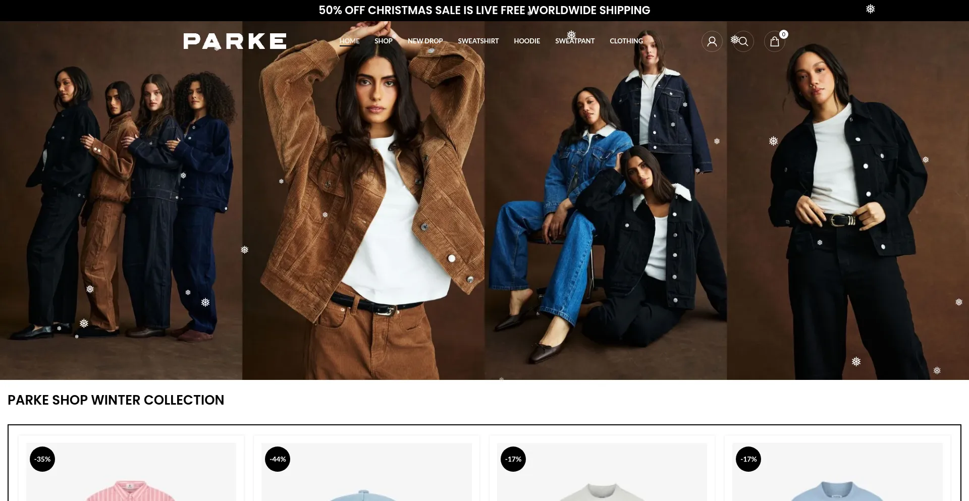 Parkeclothing.shop