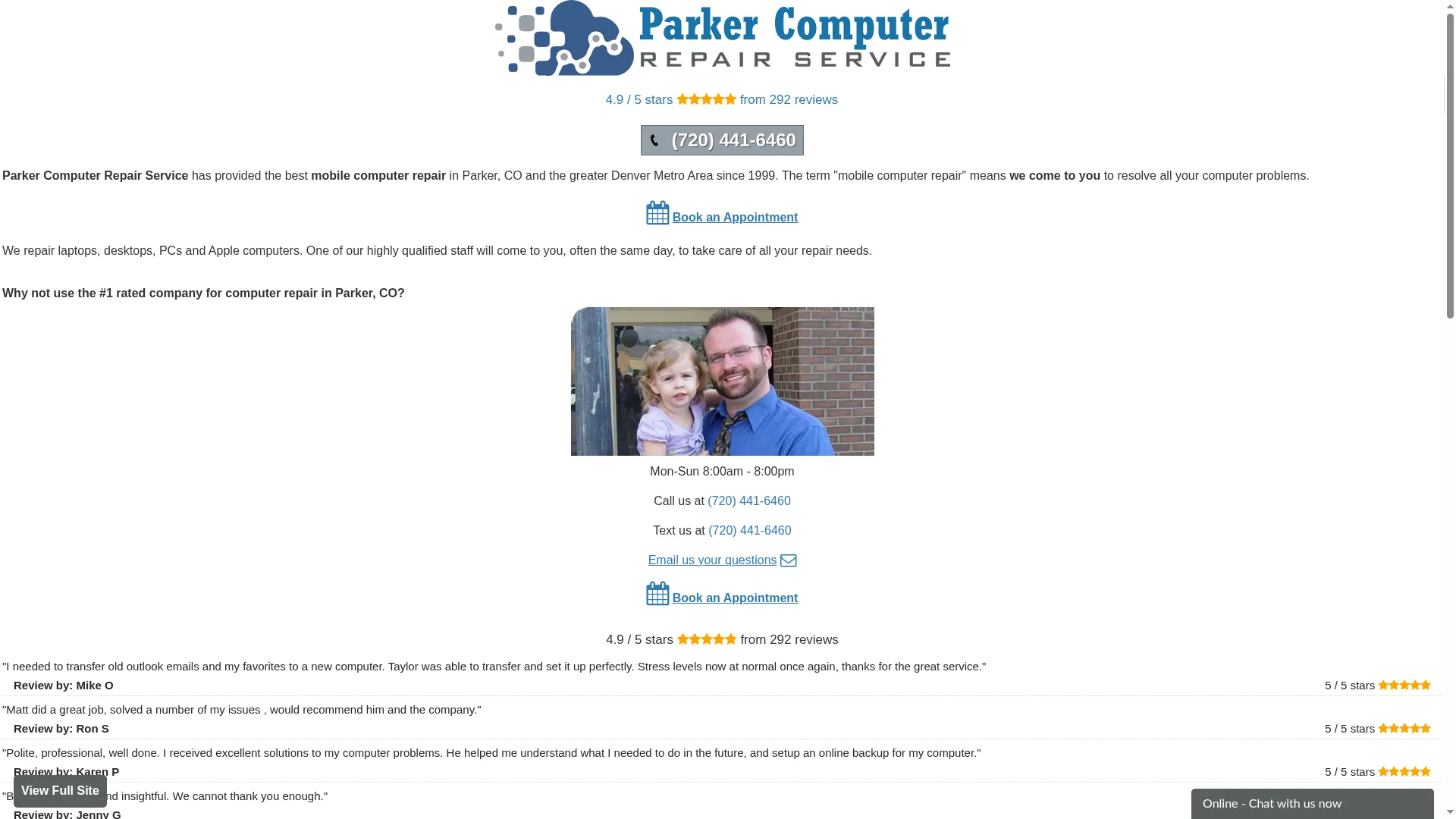 Parkercomputerrepairservice.com
