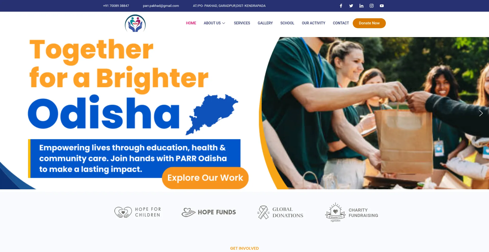 Parr.org.in Screenshot