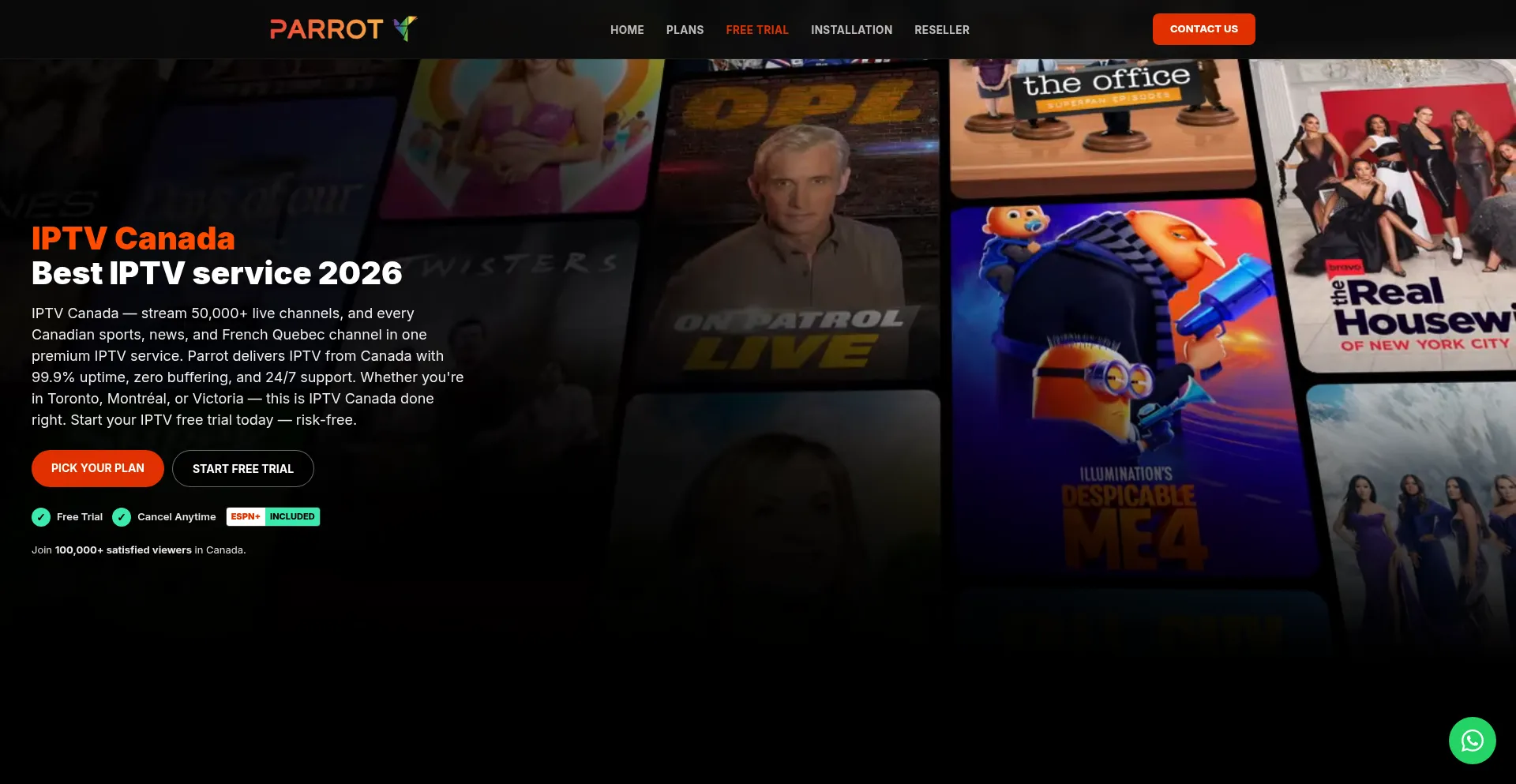 Parrot-iptv.ca