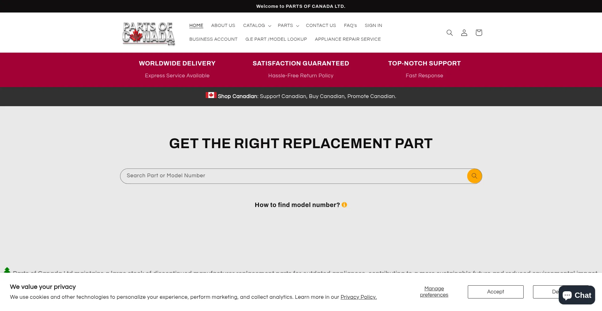 Partsofcanada.com 安全可靠吗？
