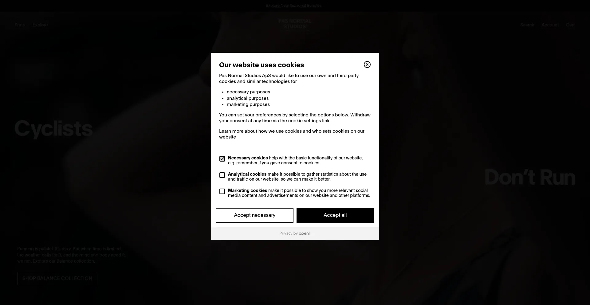 Pasnormalstudios.com Screenshot