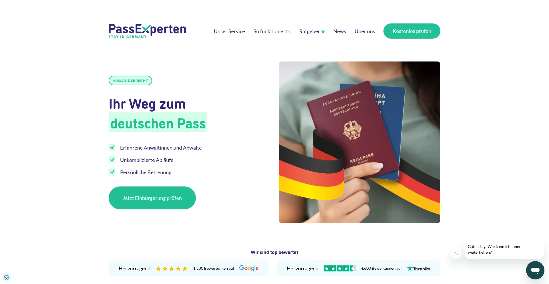 Passexperten.de 安全可靠吗？