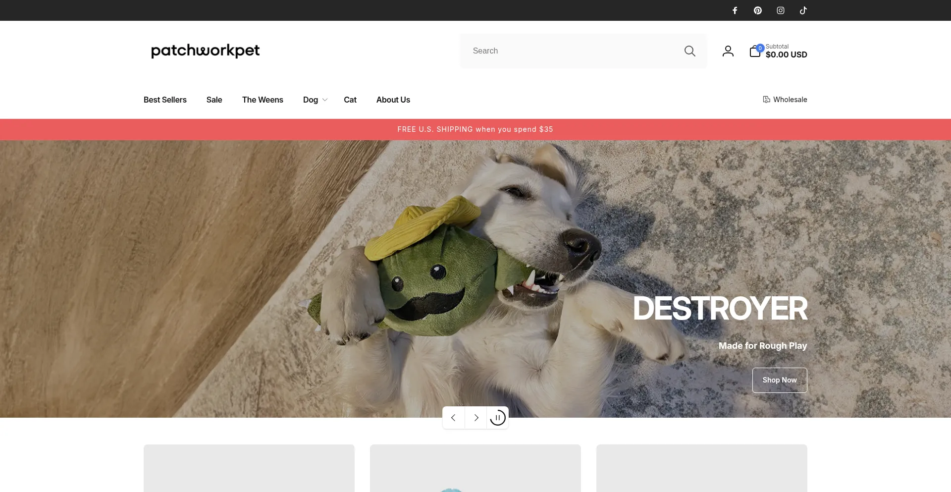 Patchworkpet.com Screenshot