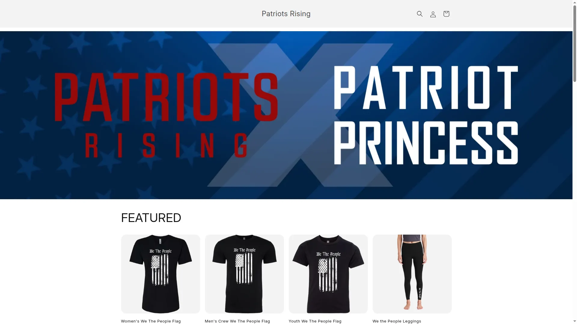 Patriotsrising.shop