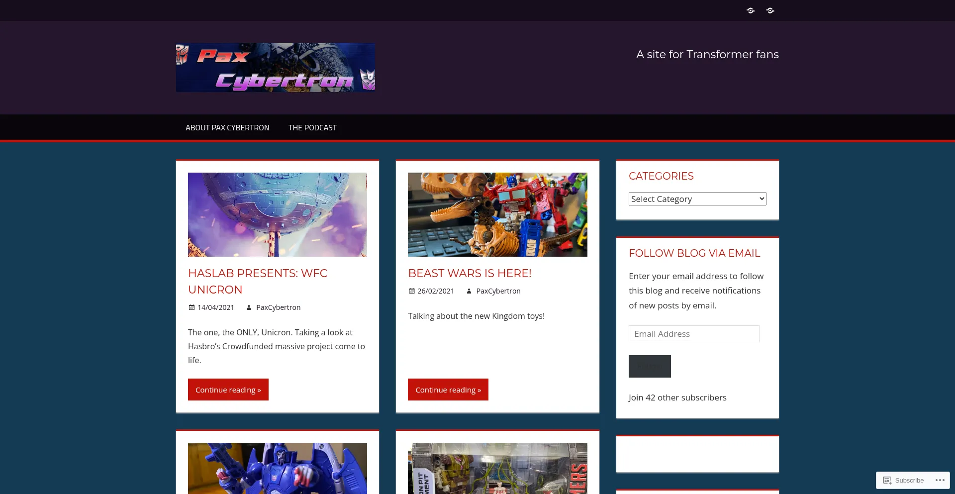 Paxcybertron.com