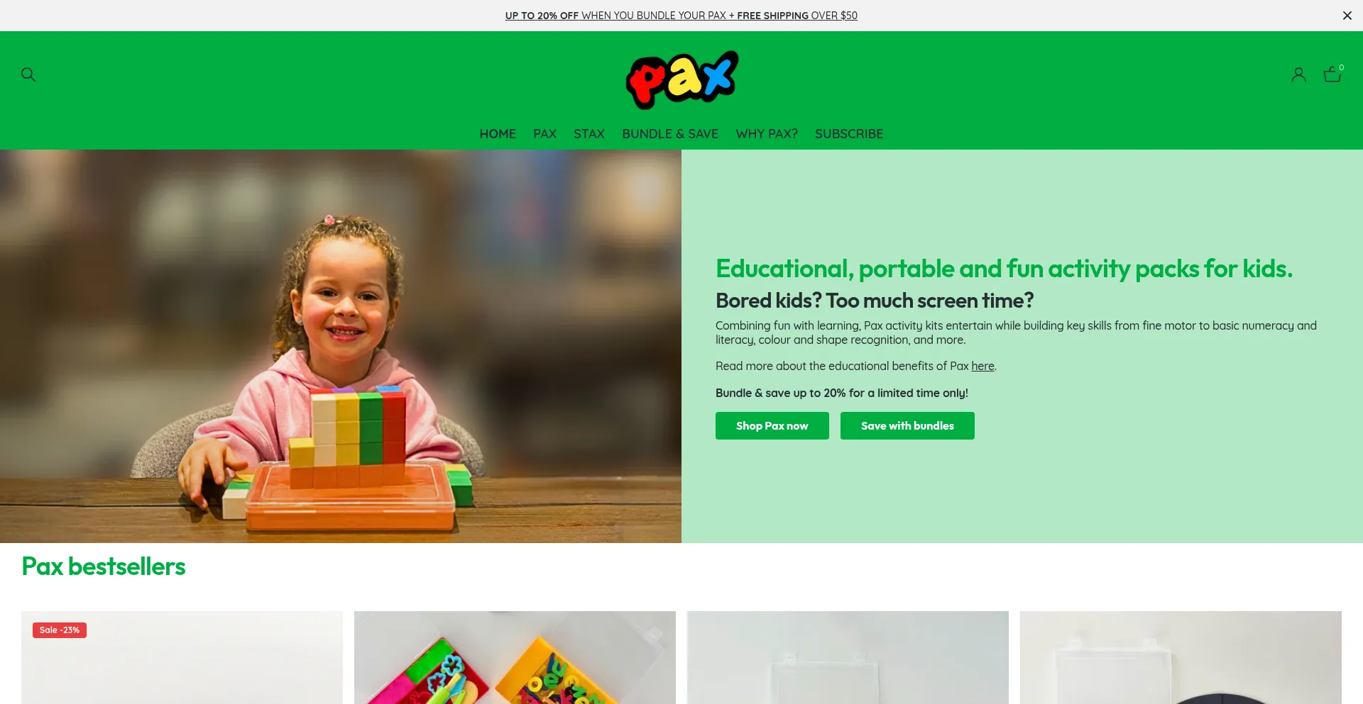 Paxforkids.com.au 安全可靠吗？