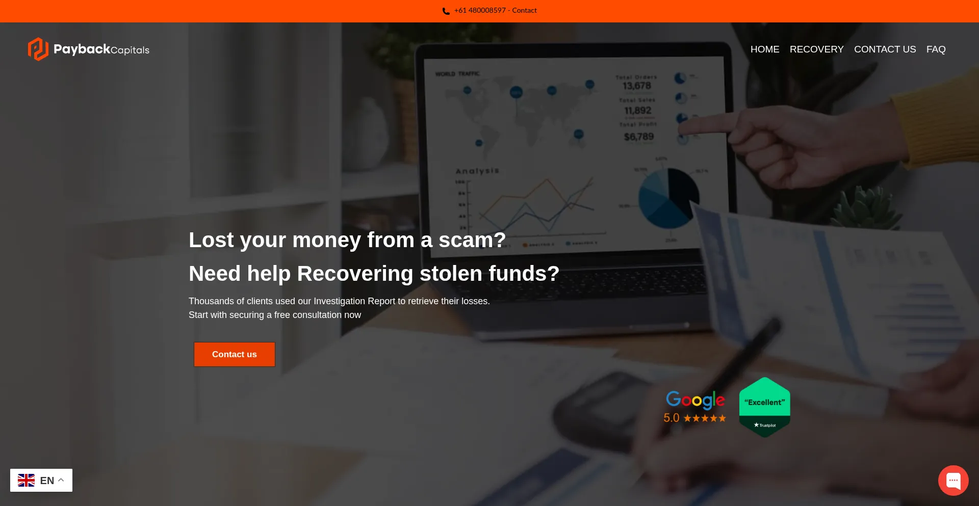 Paybackcapitals.com 安全可靠吗？