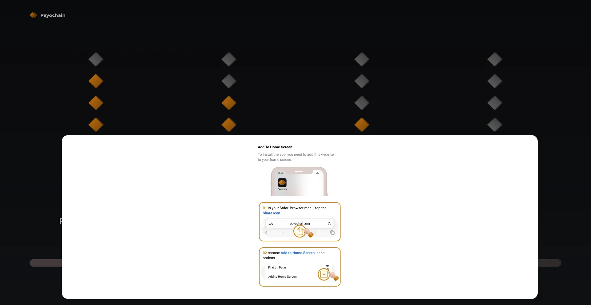 Payochain.org Screenshot