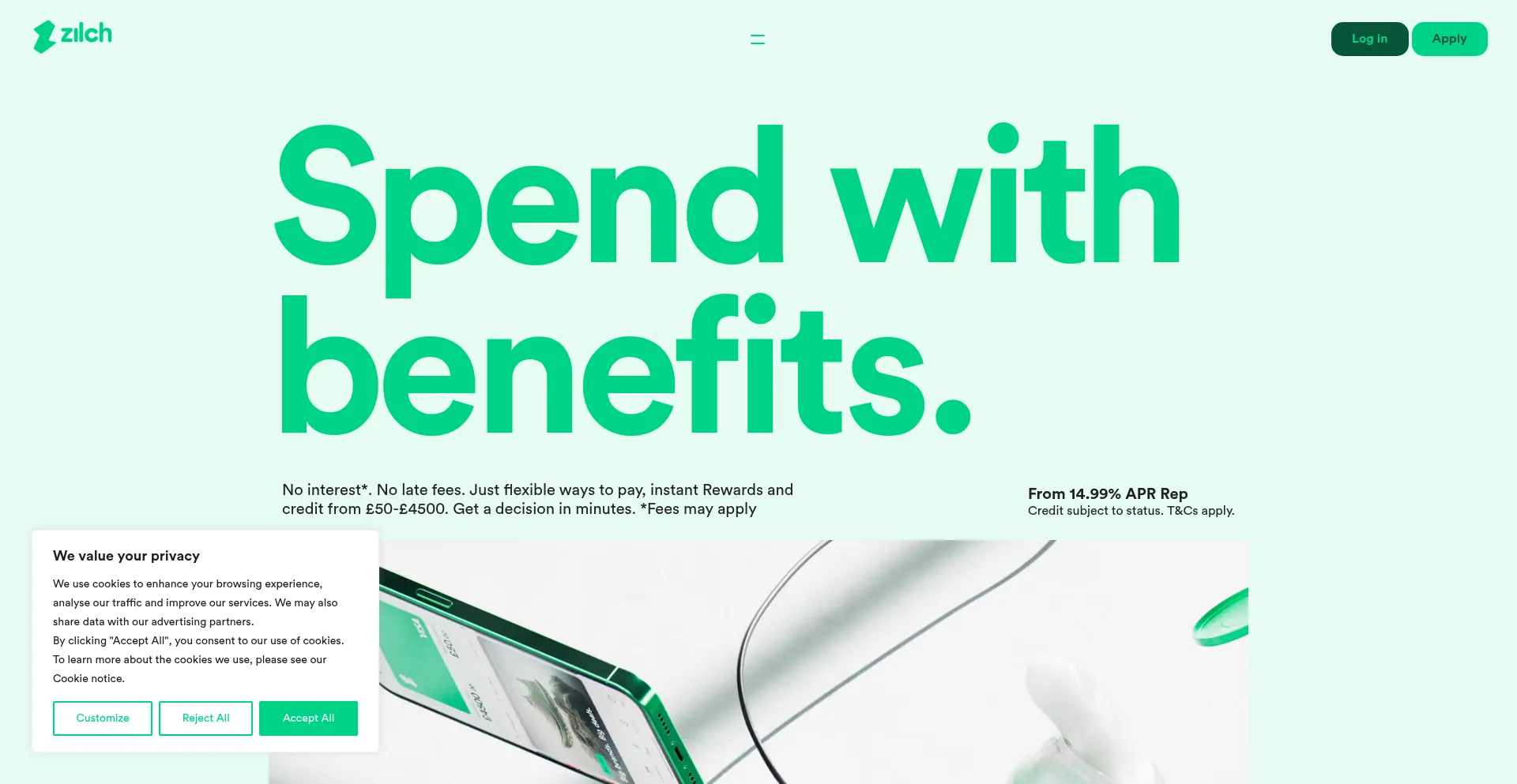Payzilch.com Screenshot