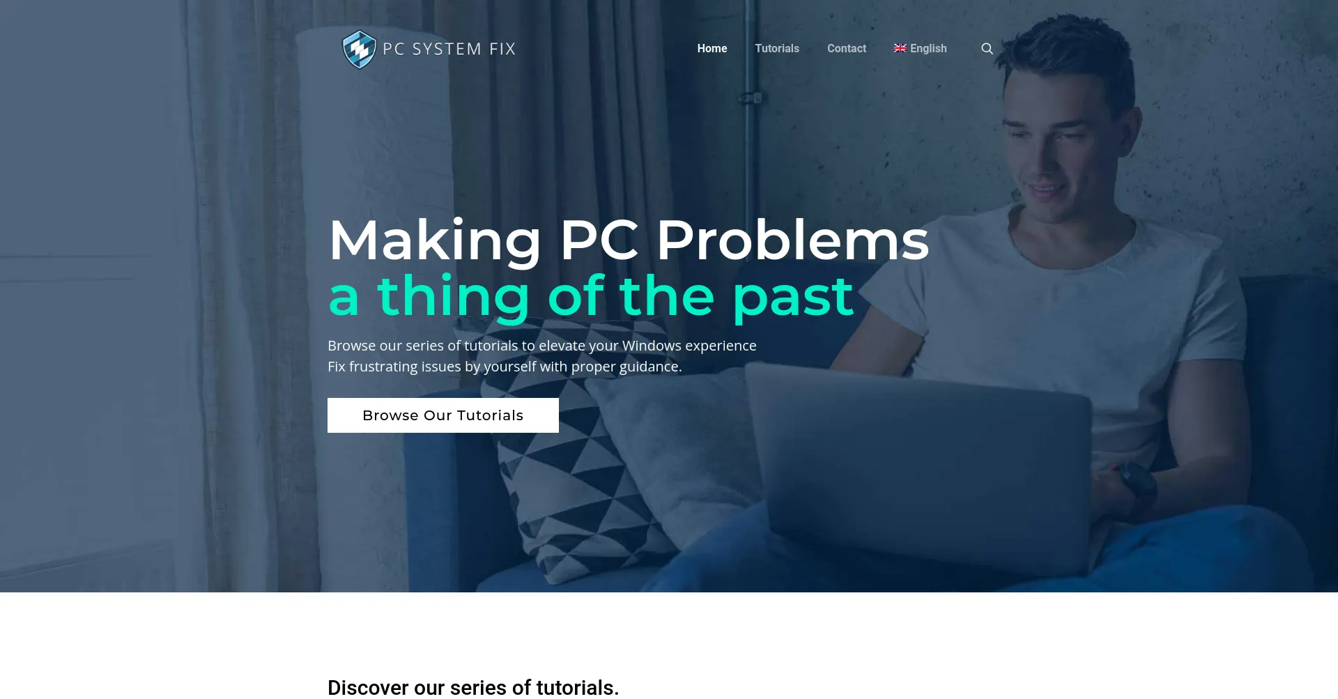 Website screenshot of Pcsystemfix.com