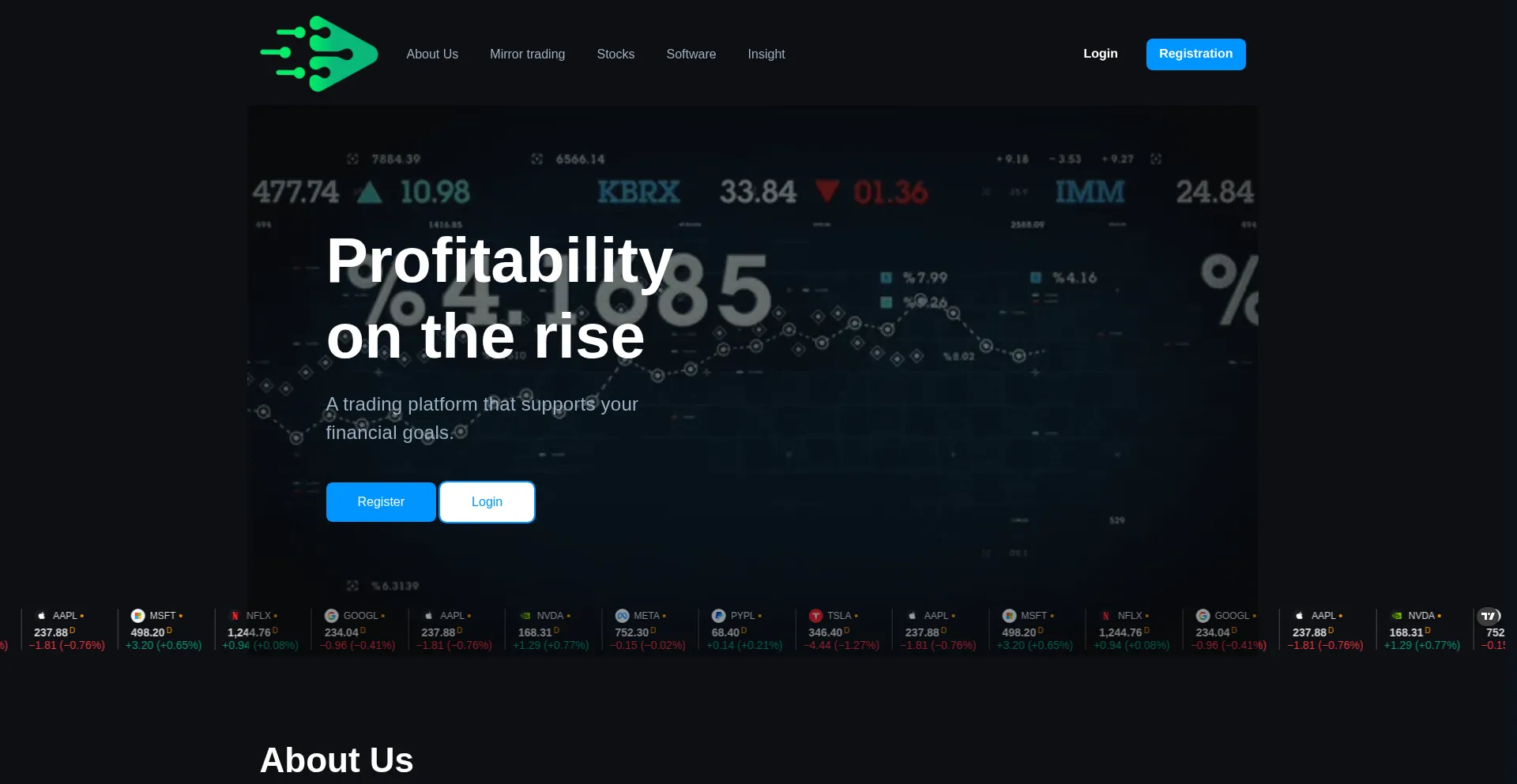 Website screenshot of Peacontrade.com
