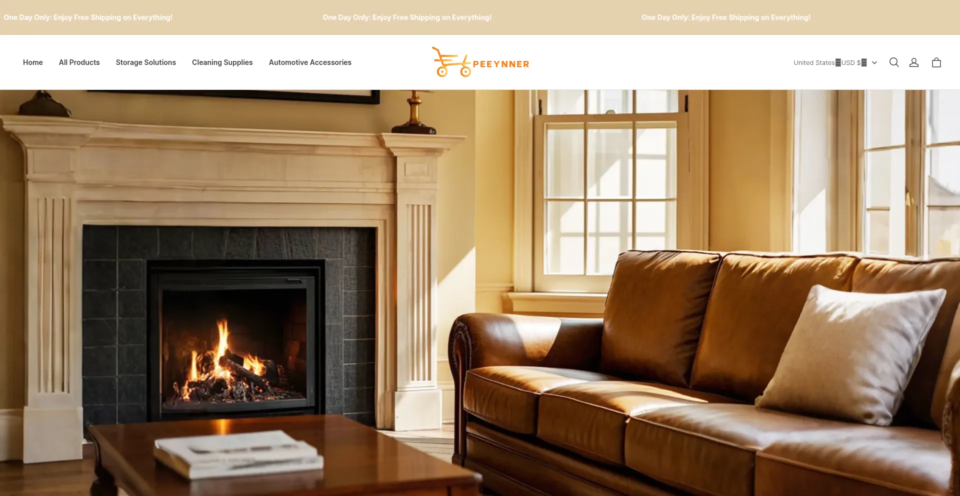 Website screenshot of Peeynner.com