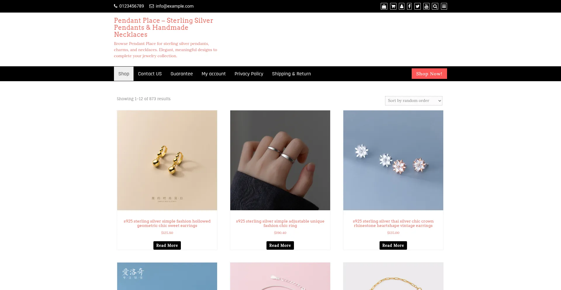 Pendantplace.shop Screenshot