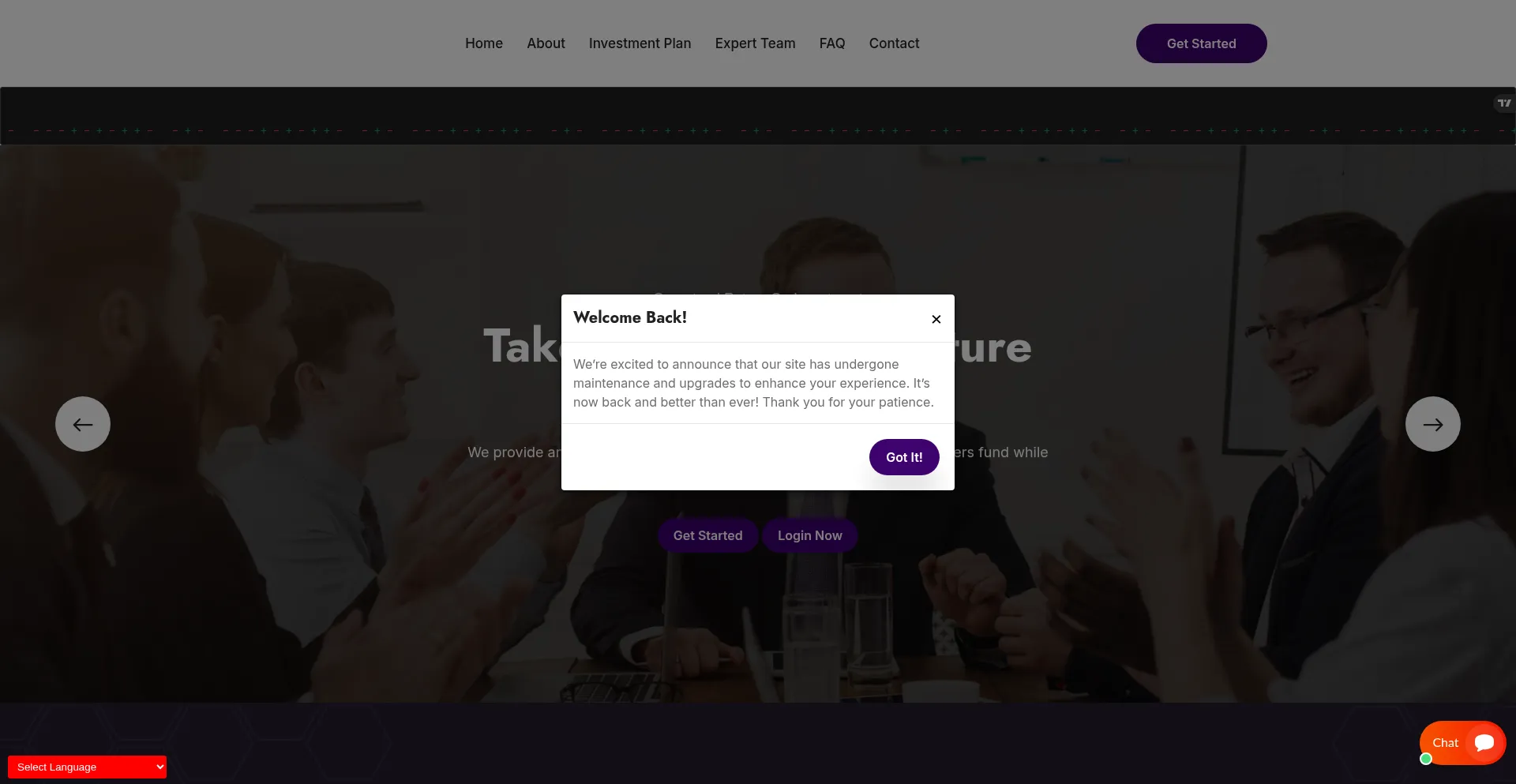 Website screenshot of Pengapfuturetrade.com