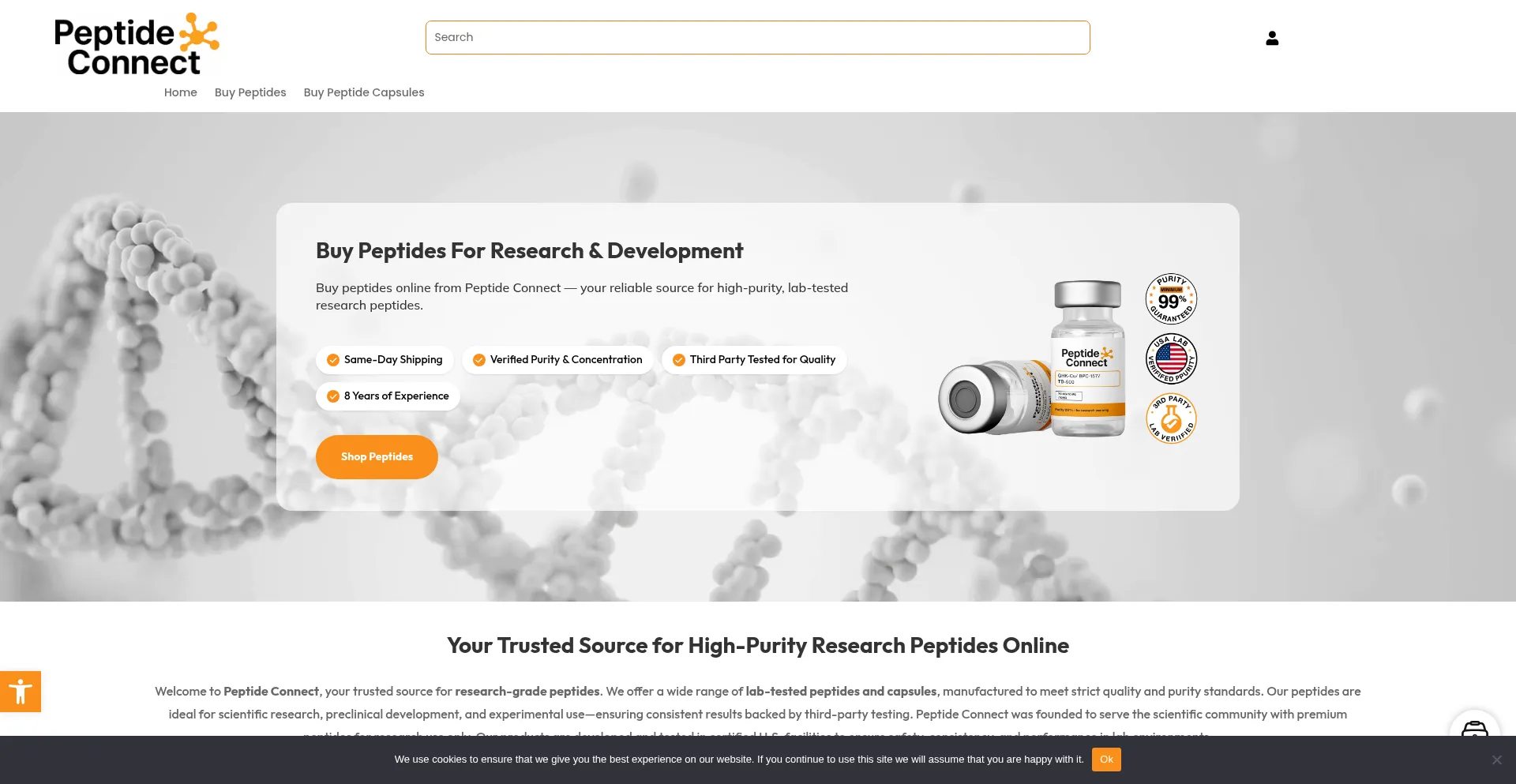 Peptideconnect.com 安全可靠吗？