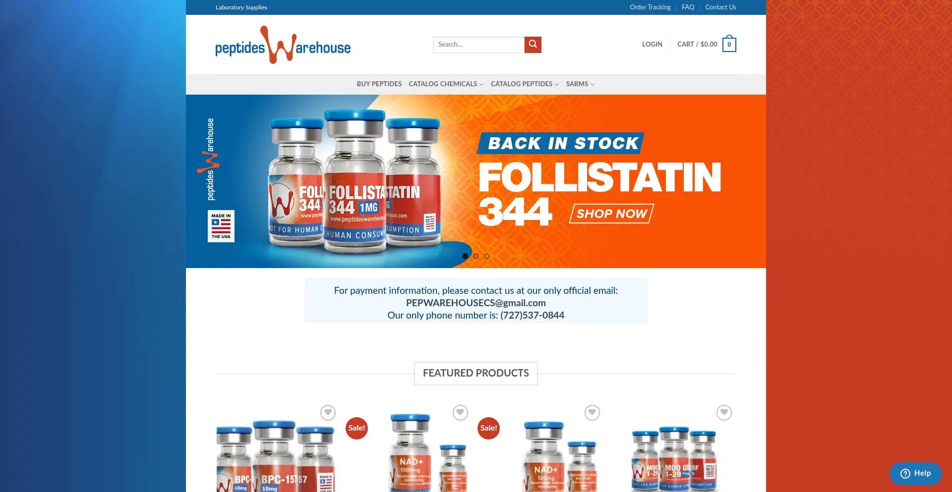 Peptideswarehouse.com 安全可靠吗？