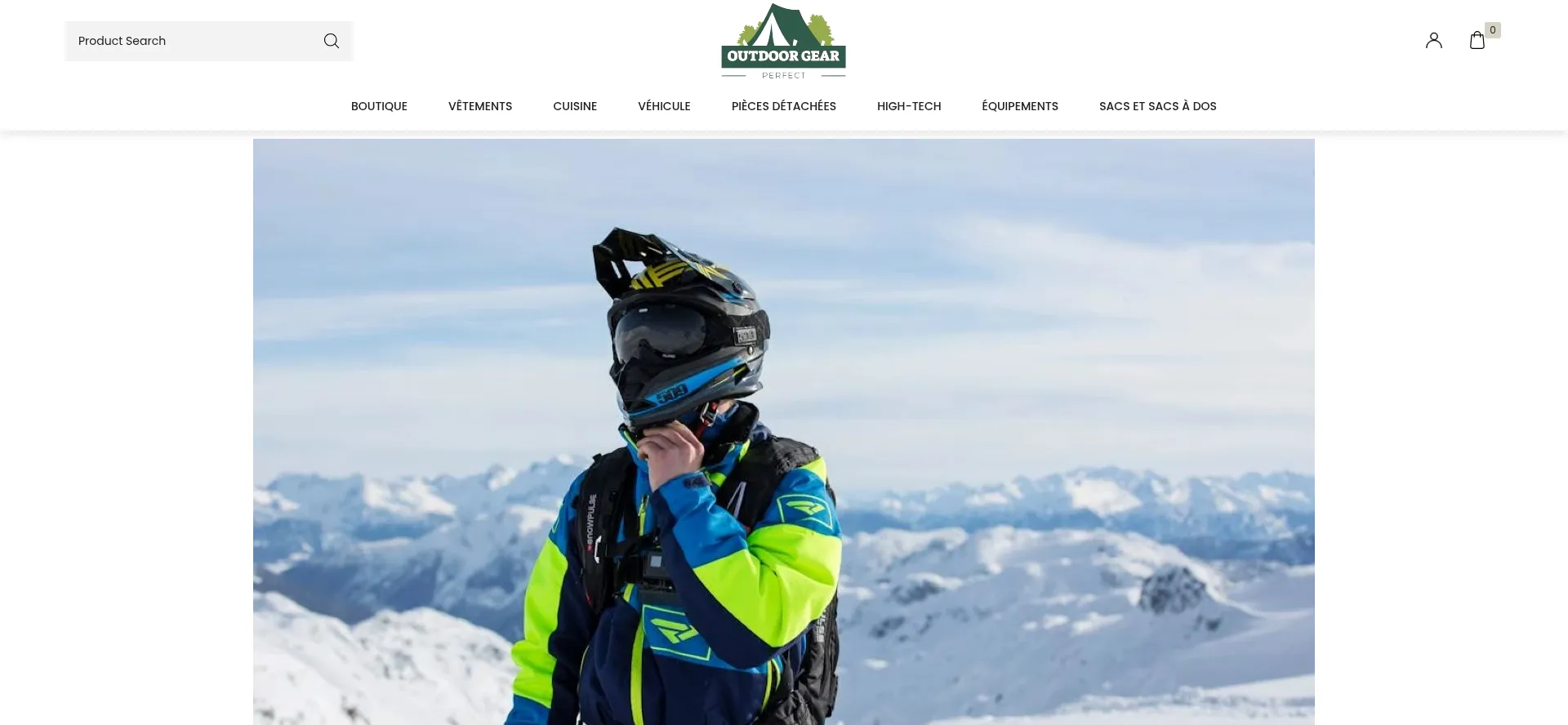 Website screenshot of Perfectoutdoorgear.com