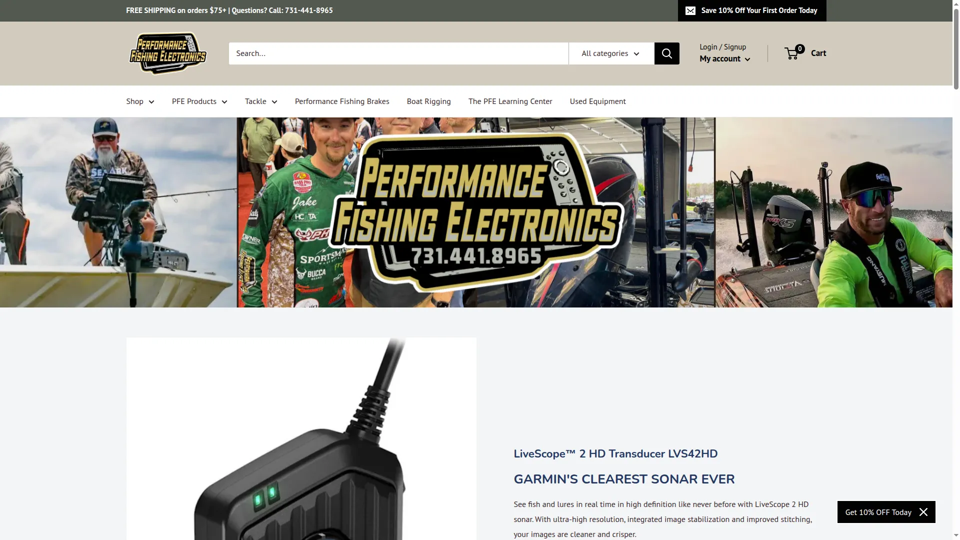 Performancefishingelectronics.com