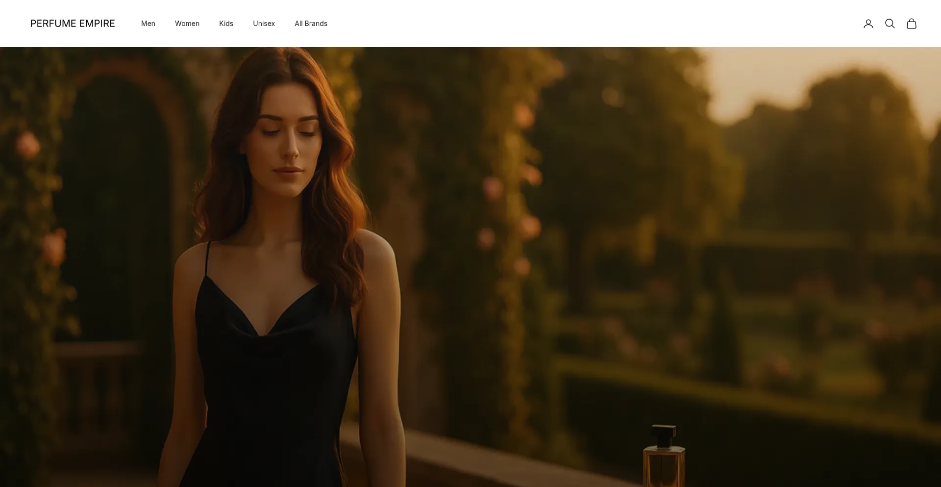 Website screenshot of Perfume-empire.com