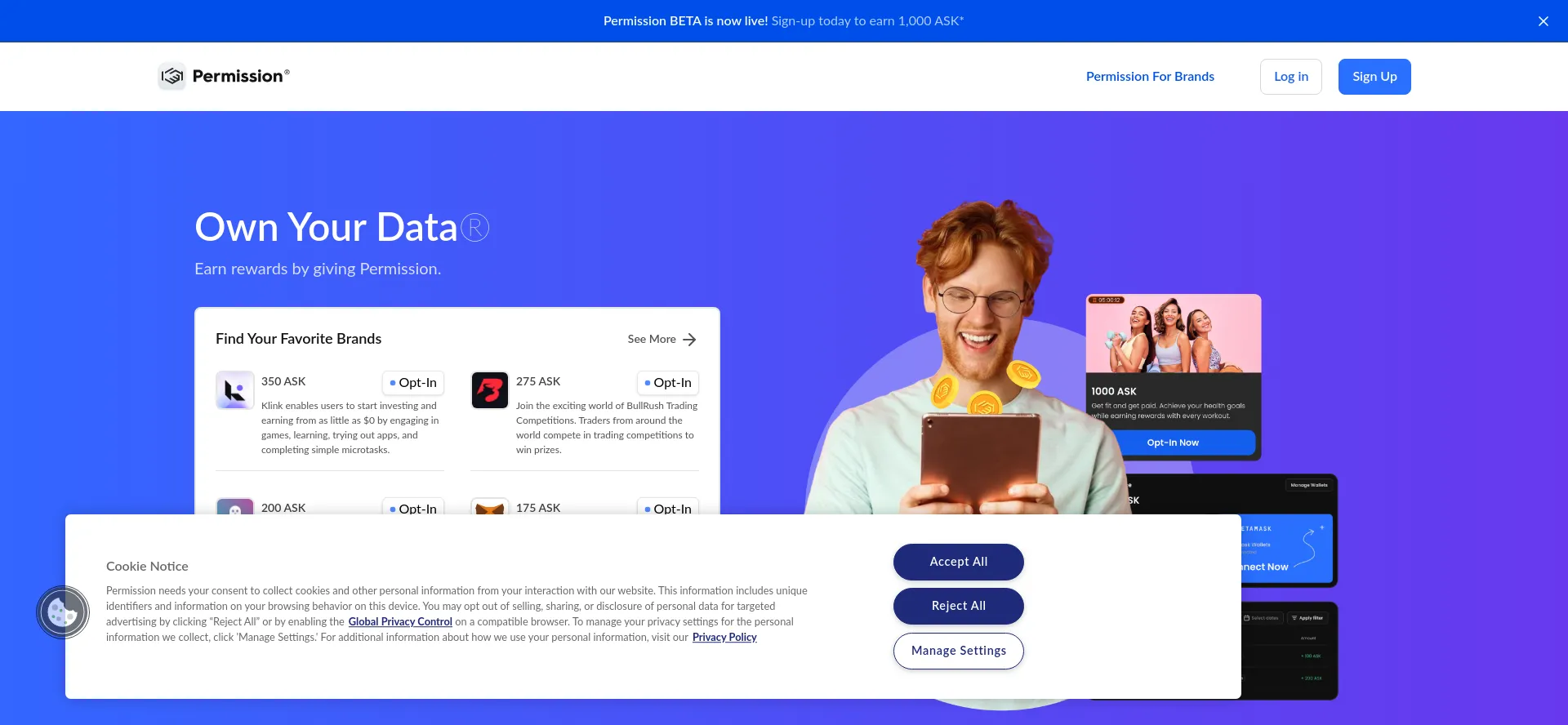 Permission.io Screenshot