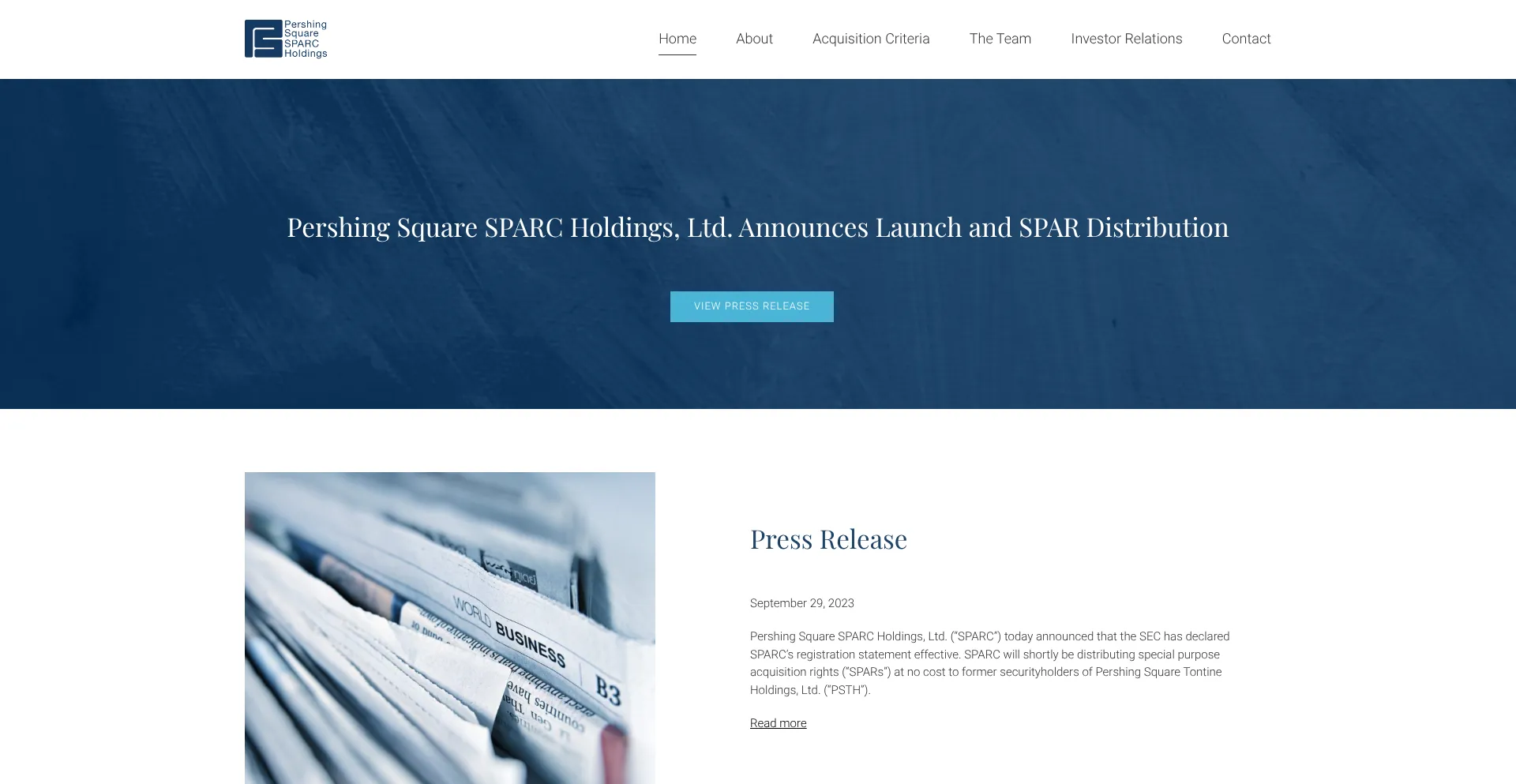 Pershingsquaresparcholdings.com