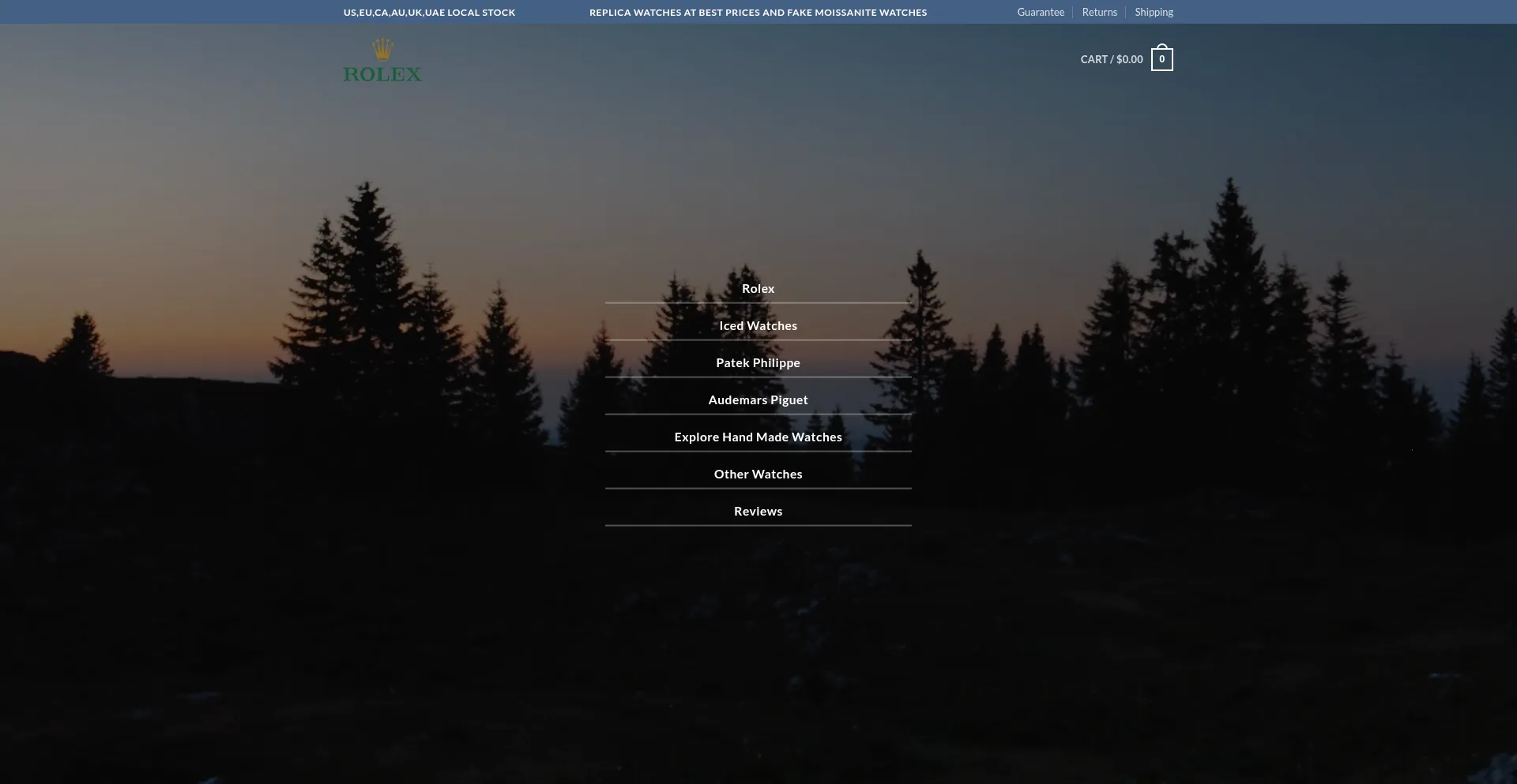 Website screenshot of Petaclone.watch