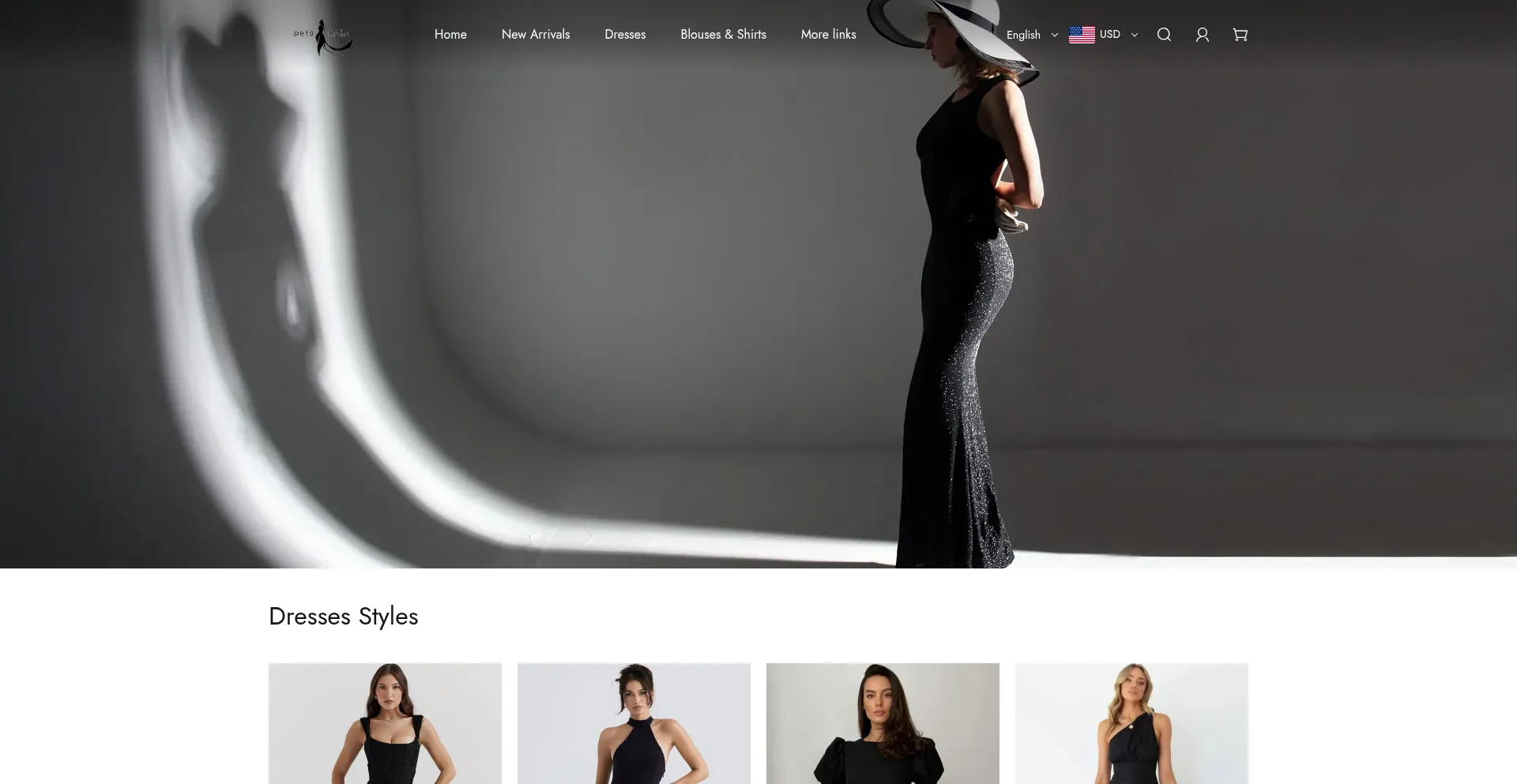 Website screenshot of Petalholo.com