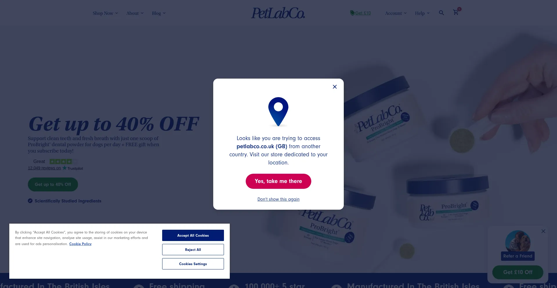 Petlabco.co.uk 安全可靠吗？