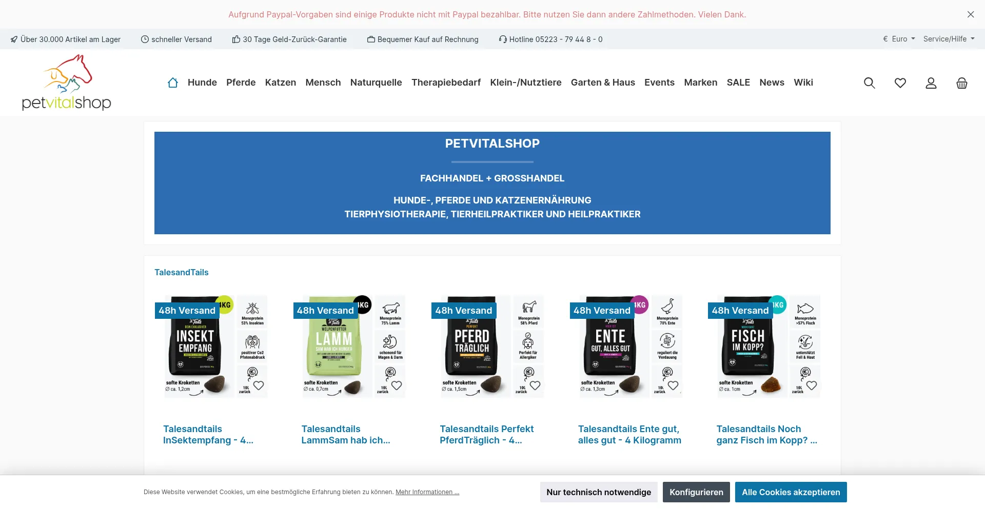 Petvitalshop.de 安全可靠吗？