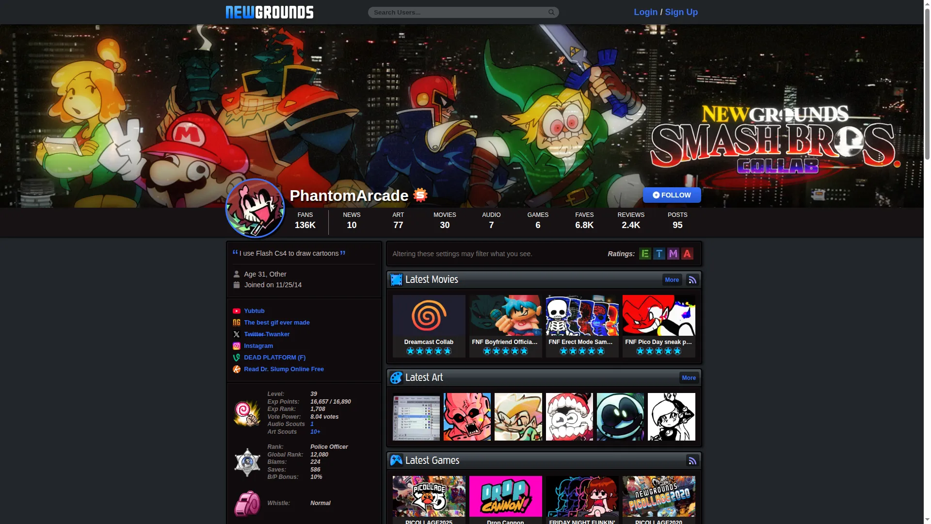Phantomarcade.newgrounds.com