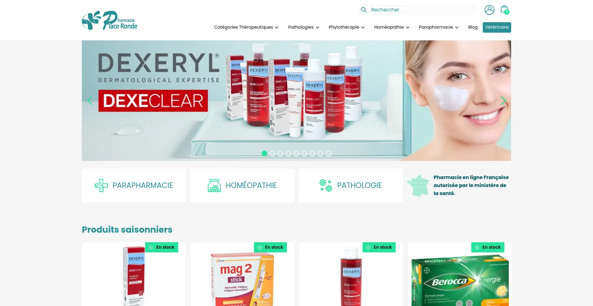 Pharmacie-place-ronde.fr Screenshot