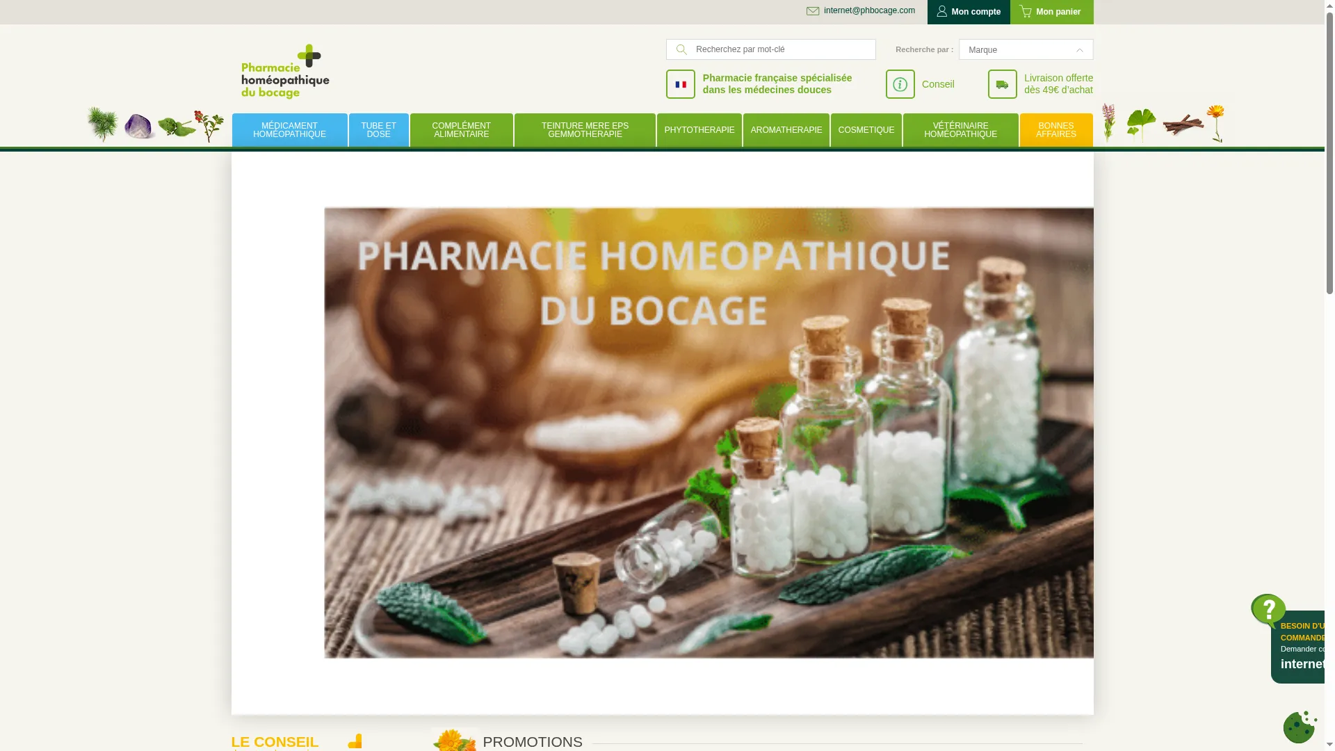 Pharmaciehomeopathiquedubocage.fr