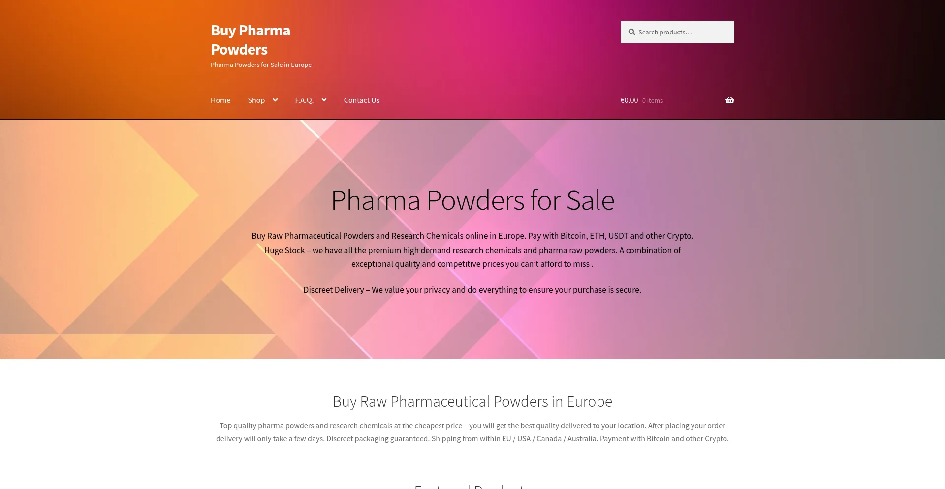 Pharmapowderbuy.com 安全可靠吗？