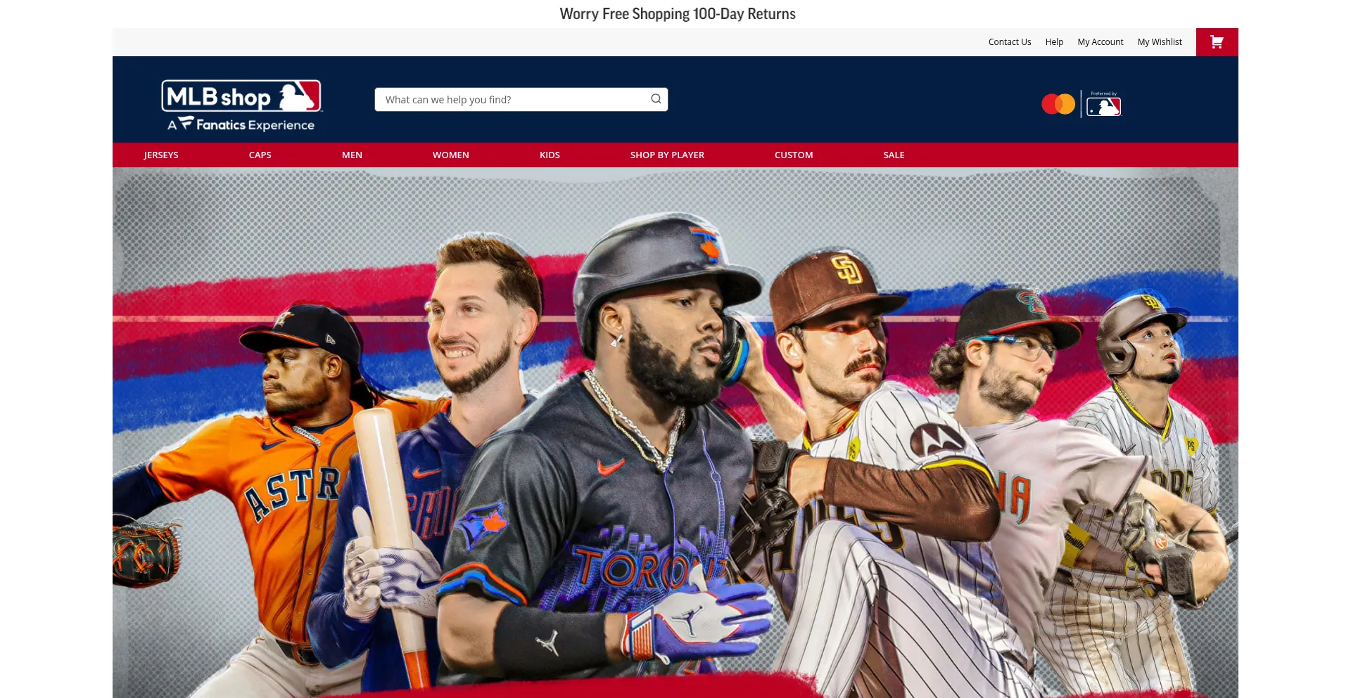 Website screenshot of Philadelphiaphilliesshop.com