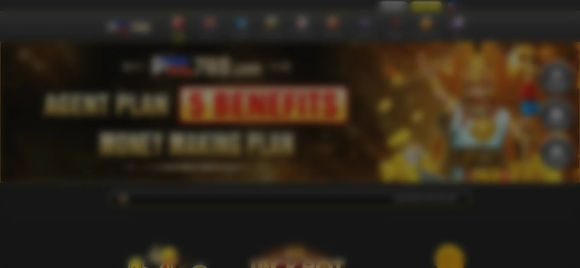 Website screenshot of Phl789.app