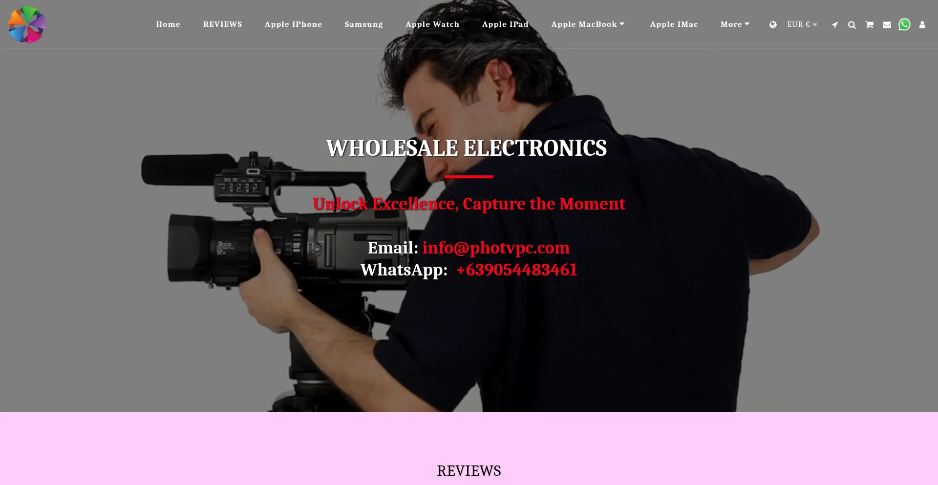 Website screenshot of Photvpc.com
