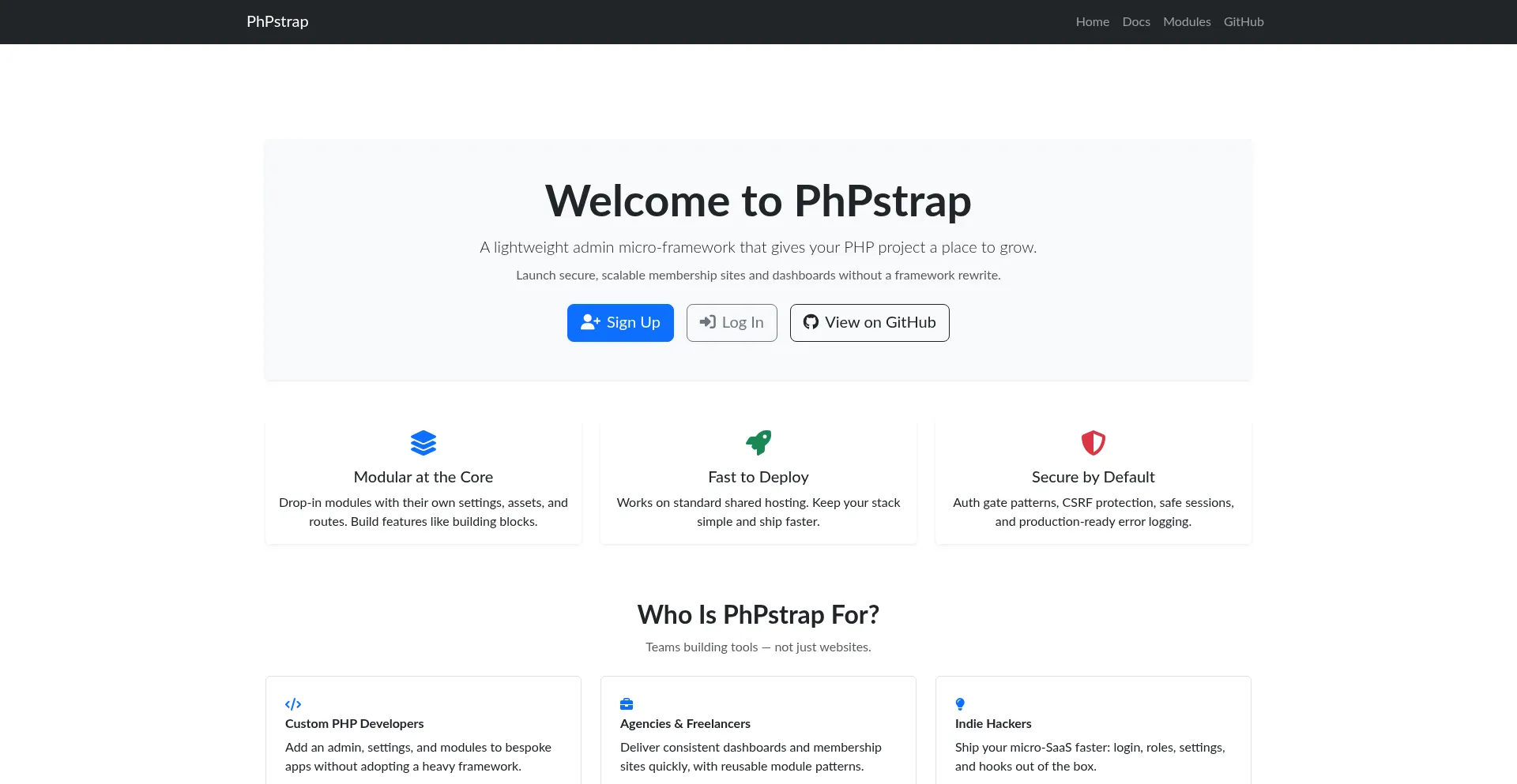 Phpstrap.com