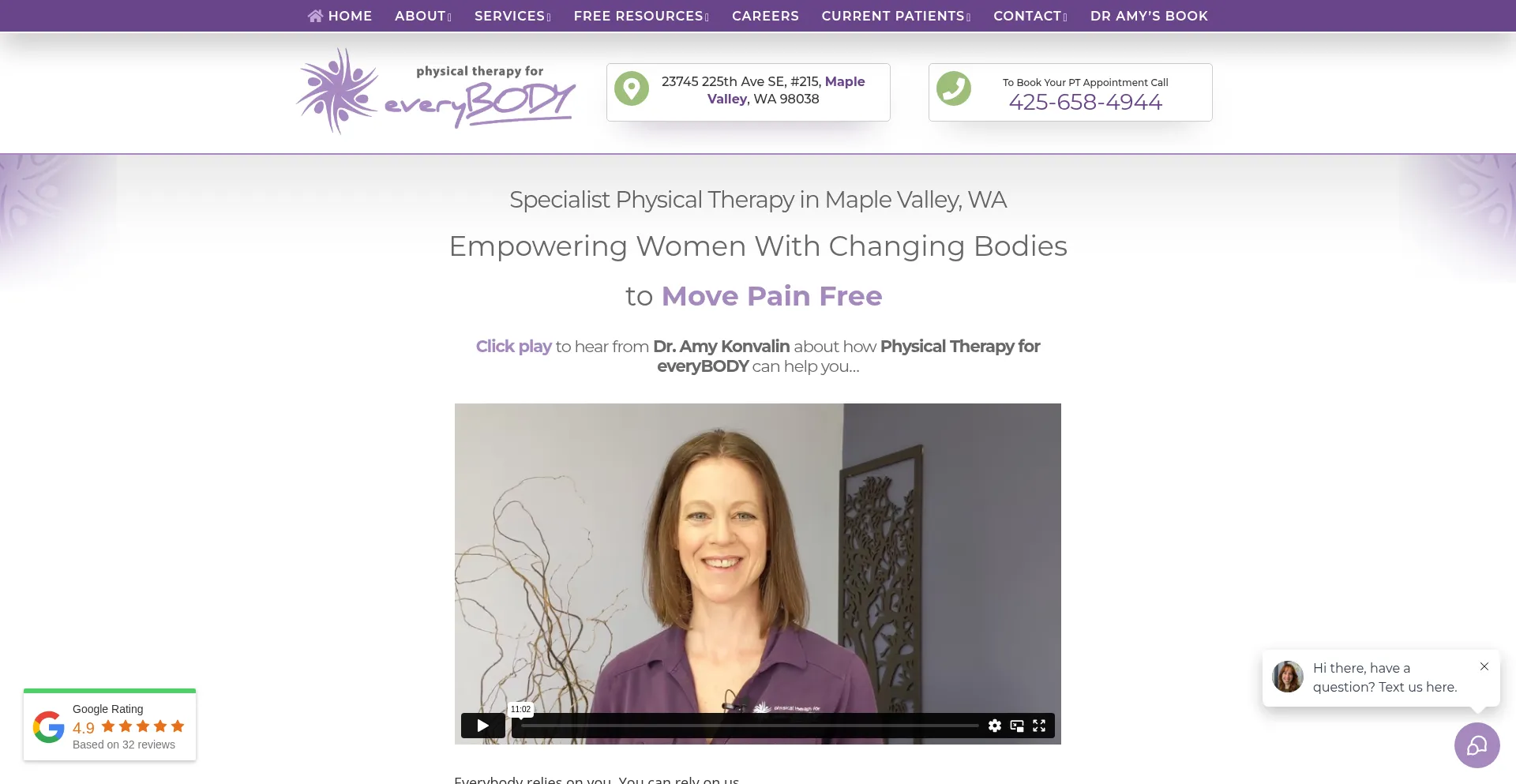 Physicaltherapyforeverybody.com Screenshot