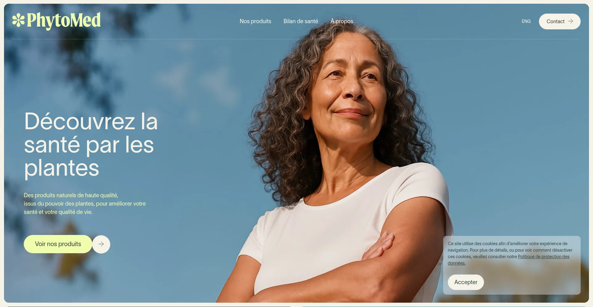 Website screenshot of Phyto-med.com