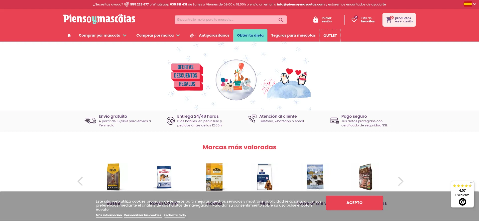 Piensoymascotas.com 安全可靠吗？