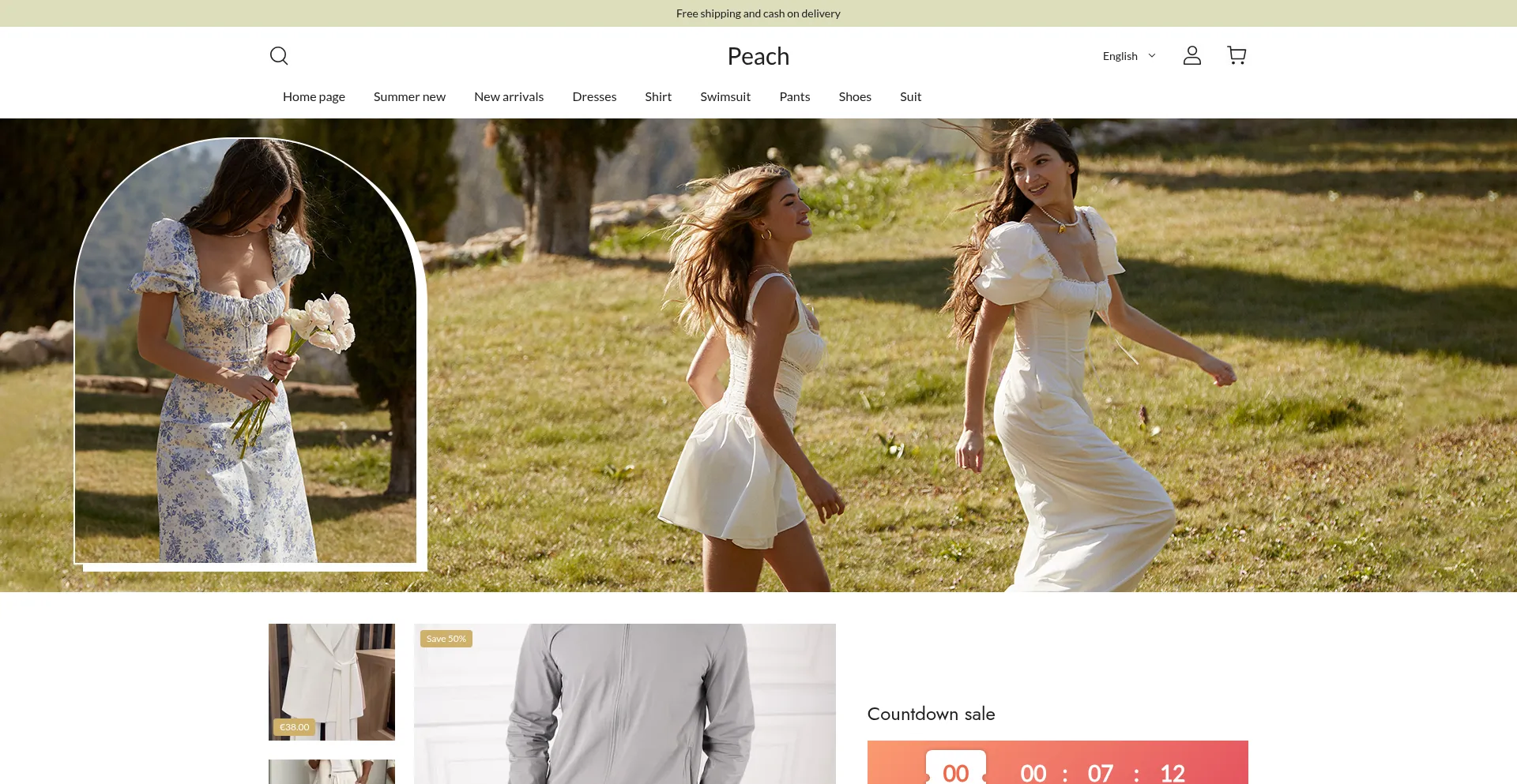 Website screenshot of Piersica.shop