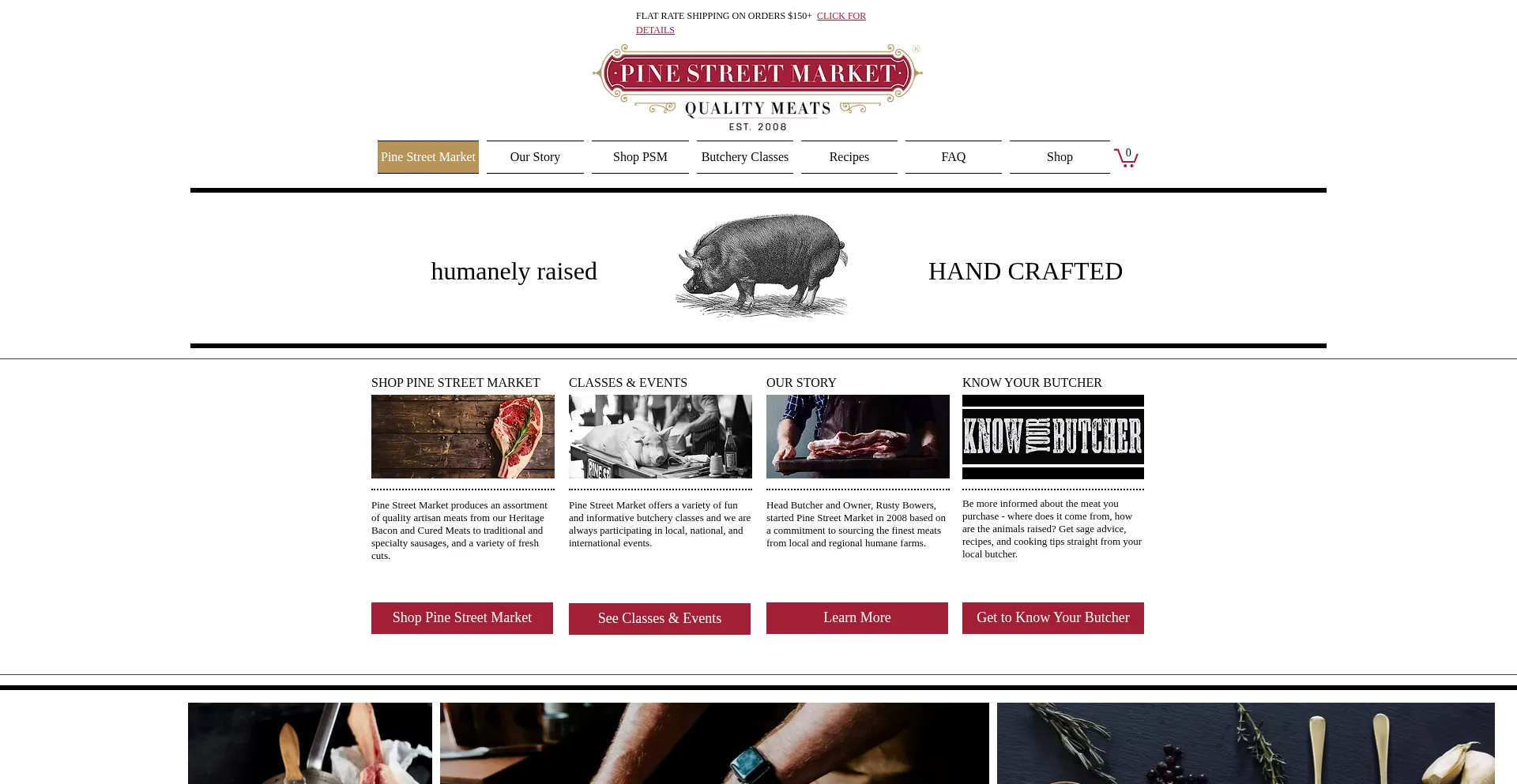 Pinestreetmarket.com Screenshot
