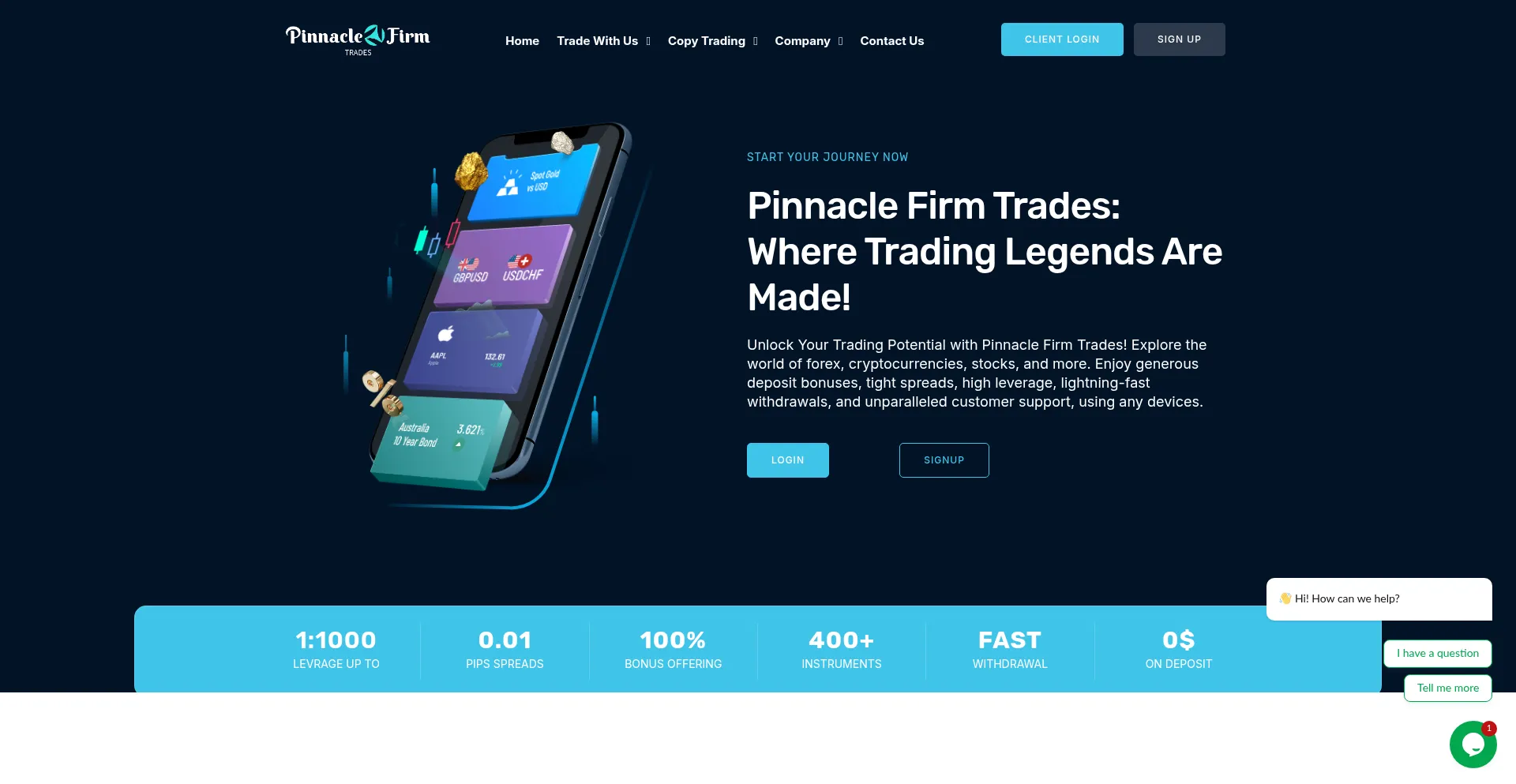Pinnaclefirmtrades.com 安全可靠吗？