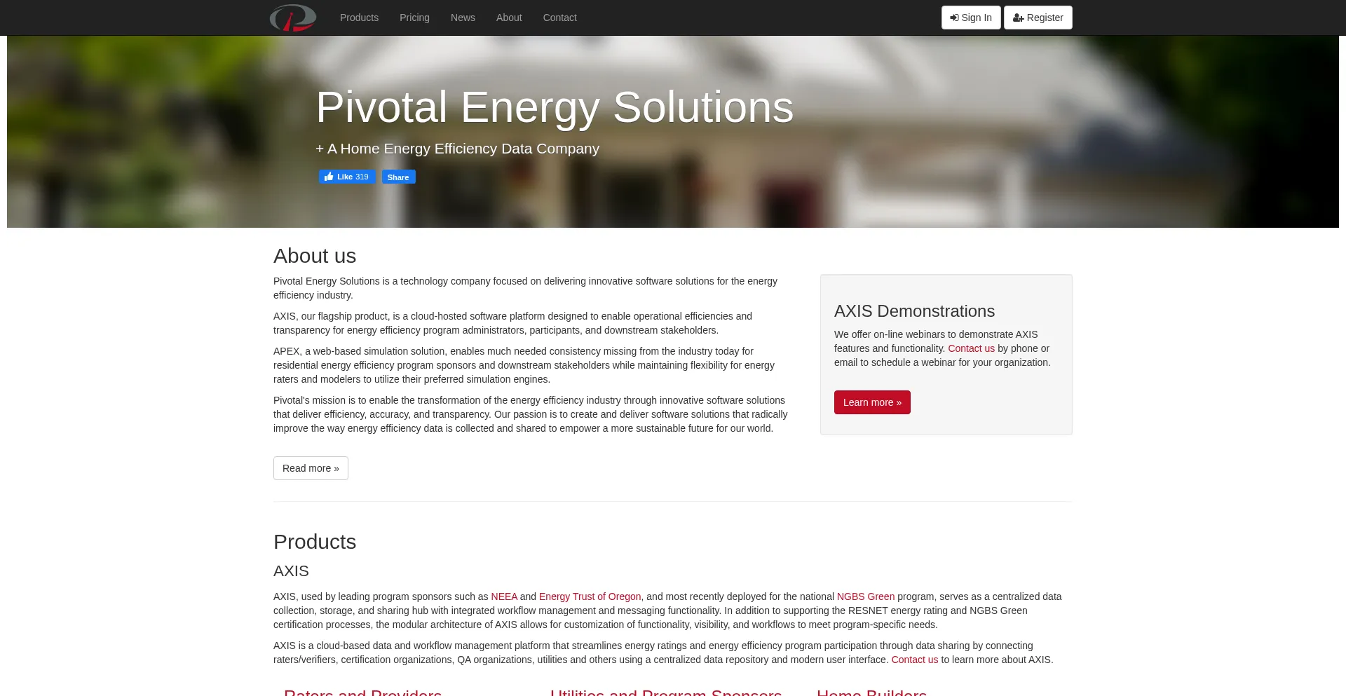 Pivotalenergysolutions.com Screenshot