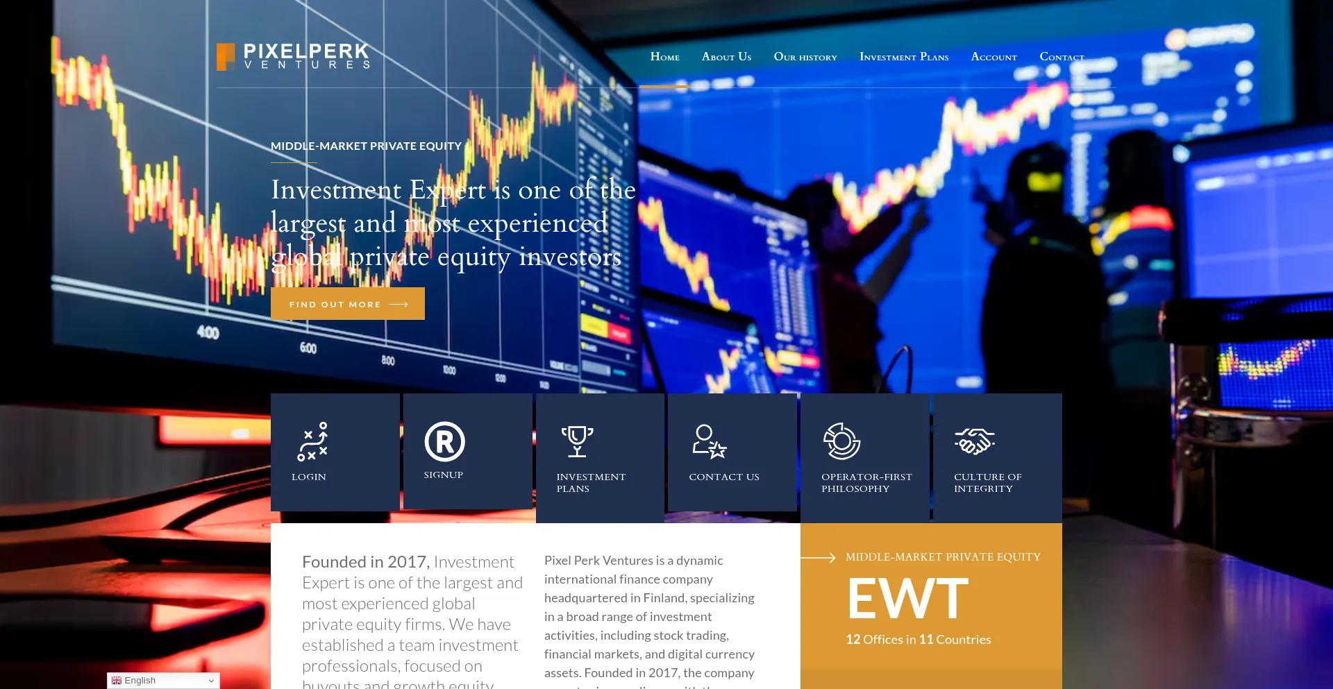 Website screenshot of Pixelsperk.com