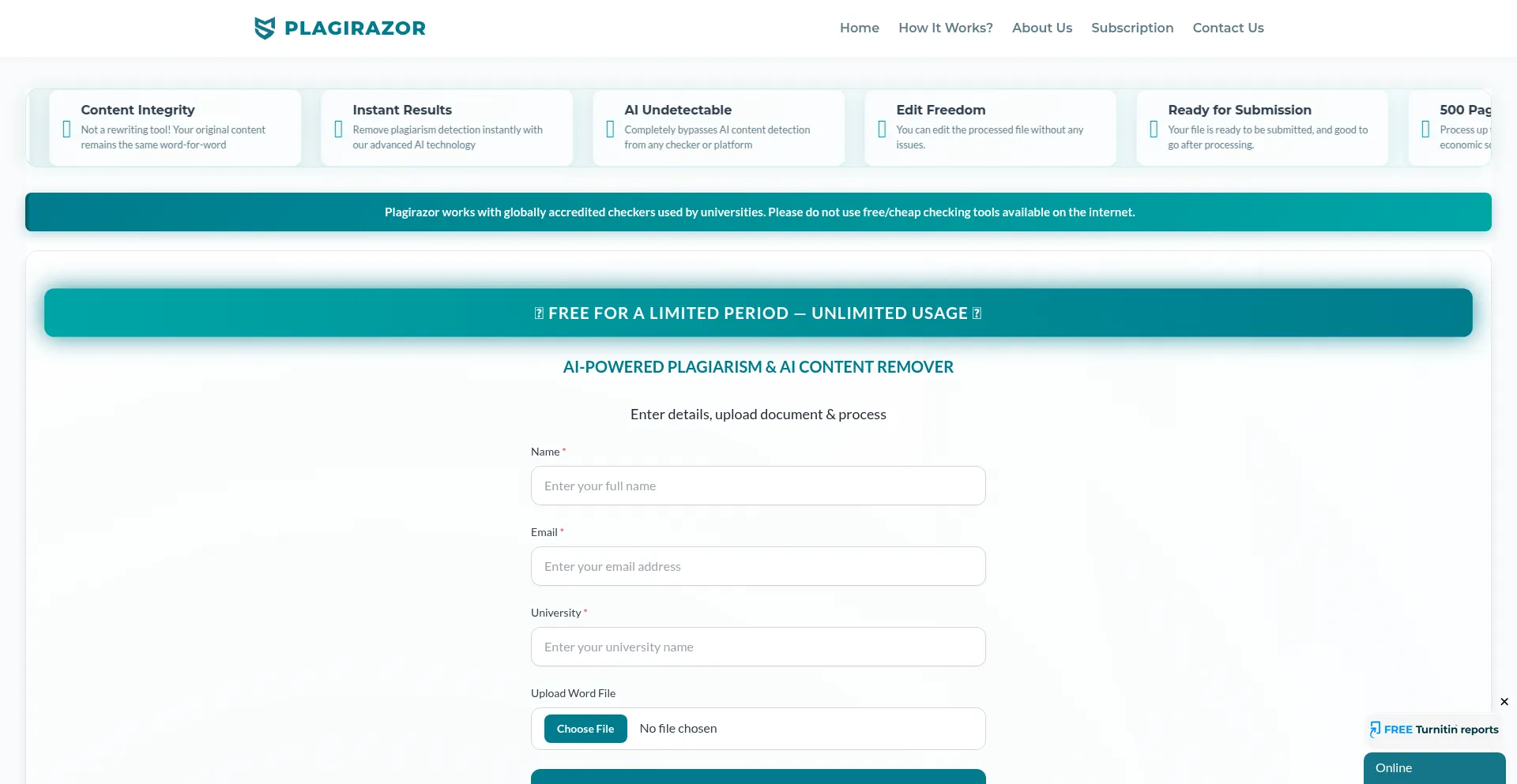 Plagirazor.com